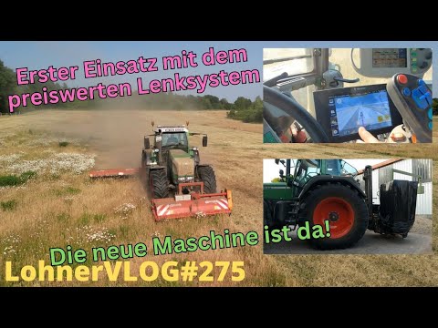 LohnerVLOG#275 New machine tool is here and MEGA heavy I Mulching with FJD steering system in the...