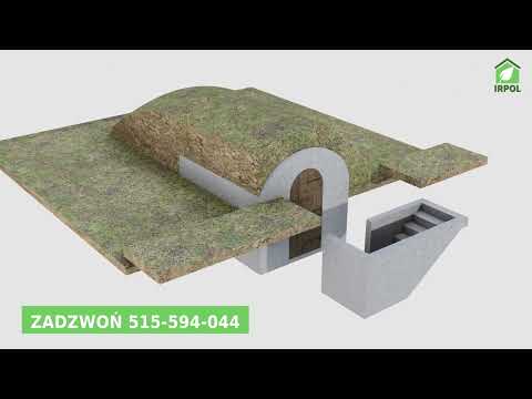 Nowoczesne piwnice ogrodowe - wymiary i układy [część 2/3] IRPOL