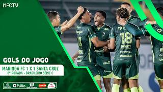 Gols - Maringá FC 1 x 1 Santa Cruz - 8ª Rodada Brasileiro série C 2026