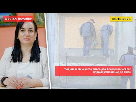 В одній зі шкіл міста внаслідок російської агресії пошкоджено понад 30 вікон + Відео