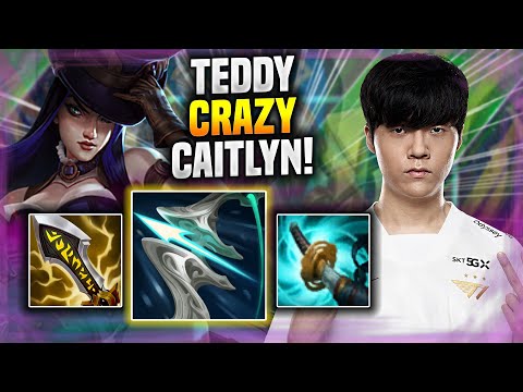TEDDY CRAZY CAITLYN GAME IN KR SOLOQ! - T1 Teddy Plays Caitlyn ADC vs Jinx!