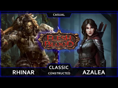 Time to hunt! Rhinar vs Azalea - Flesh and Blood TCG