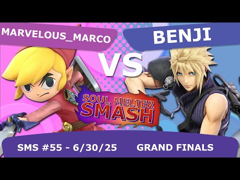 Soul Melter Smash #55 GRAND FINALS - CS3 | Marvelous_Marco (Toon Link) VS MyNameIs | Benji (Cloud)