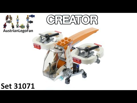 Vidéo LEGO Creator 31071 : Le drone d'exploration