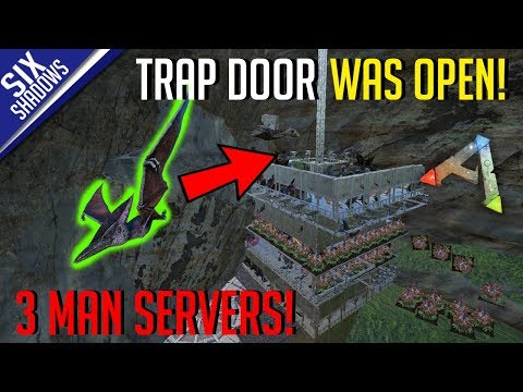 THEY LEFT THEIR TRAPDOOR OPEN! | MTS 3-Man PvP Servers! - Ark: Survival Evolved