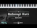 Bohongi Hati - Mahalini (KARAOKE PIANO - MALE KEY)