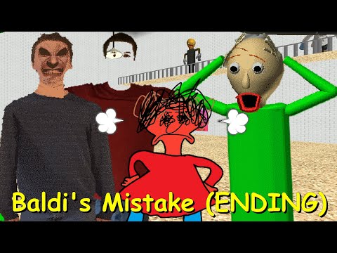 Baldi's Mistake (BossFight + Ending) - Baldi's Basics Mod [4K60FPS]