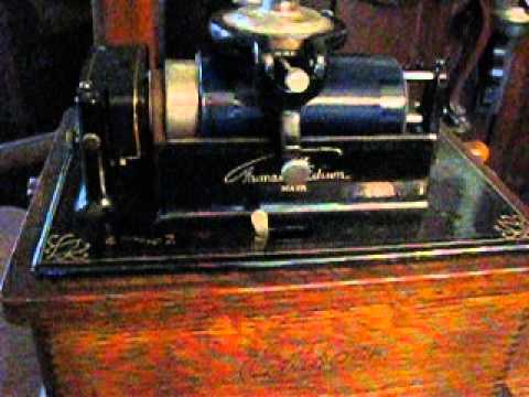 Edison Blue Ambrol cylinder #3320 Ain't You Coming Back to Dixieland