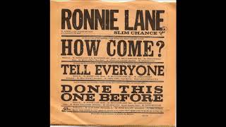 Ronnie Lane - Done this before (1974)