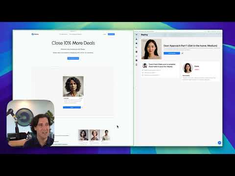Replay Integration - Master sales conversations by roleplaying with custom, AI customers.