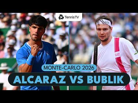 Carlos Alcaraz & Alexander Bublik's First Meeting 💥 | Monte-Carlo 2026 Match Highlights
