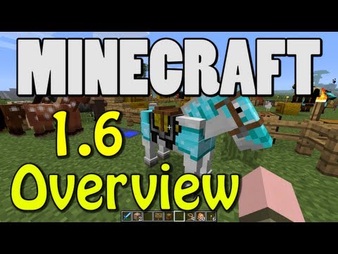 paulsoaresjr - Minecraft 1.6 Prerelease Overview (HORSES! NAME TAGS! STAINED CLAY! MORE!)