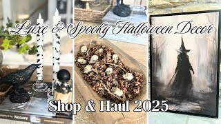 HALLOWEEN SHOP AND HAUL | LUXE SPOOKY DECOR | MICHAEL'S, TJMaxx, HOMEGOODS AFFORDABLE DECOR