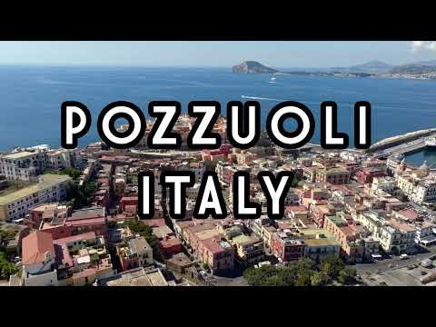 Pozzuoli by drone 🏛️ Sea, Fire and the Echoes of Rome | Aerial stock footage