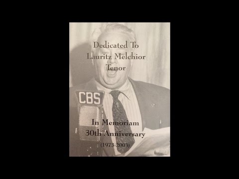 Lauritz Melchior : "L'aurora di bianco vestita", radio broadcast "The Fred Allen Show", ca. 1944