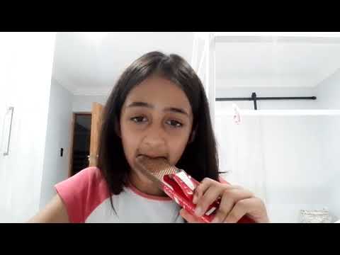 reviewing giant chocolate