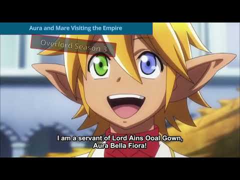 Aura and Mare Destroying The Emperor's Courtyard | Overlord Season 3 Episode 8