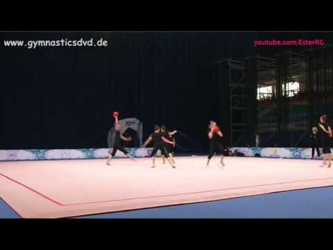 Belarus 3 balls 2 ropes Podium Training - WC Tashkent 2017