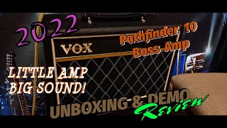 Video thumbnail for Vox Pathfinder 10 Bass combo Amp Unboxing & Review Demo by FULTON STREET BEATS