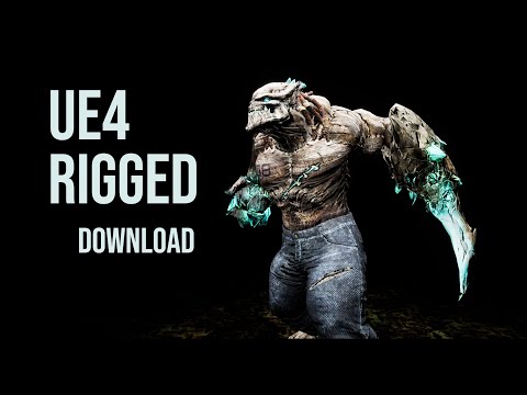 Mixamo Mutant Rigged to UE4 Skeleton + Download