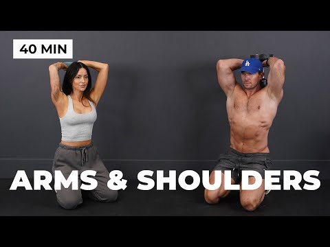 40 Min Arms & Shoulders Dumbbell Workout 🔥 Build Muscle & Definition at Home