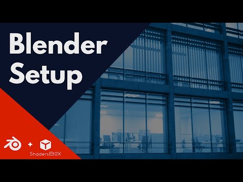 Blender setup with ShadersBOX