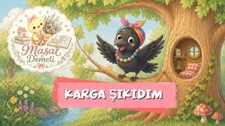 Çocuklar İçin Eğitici Masallar ✨ Karga Şıkıdım Gerçek Dostluğu Öğreniyor ✨