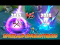 Eudora Revamp Emerald Enchantress 2025 VS 2019 OG Skin Comparison