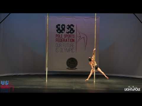 Pole Sport Championship 2017 - Competitive Senior Men's Champion - Melvin Sanchez