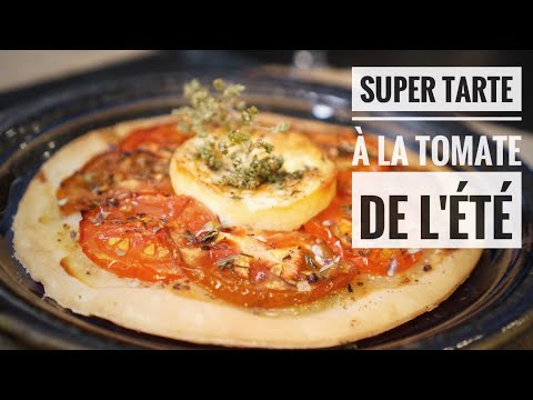Recette de tarte fine tomate chèvre parfaite en été facile et rapide