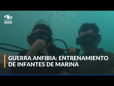 Así es un día de entrenamiento de los infantes de la marina de la Armada Nacional