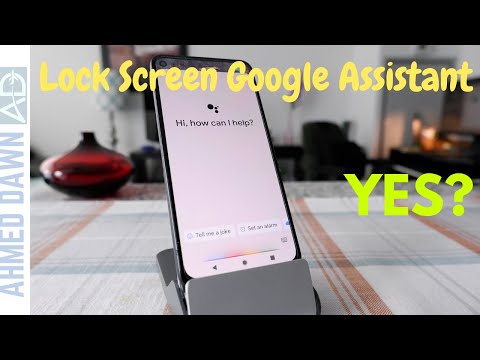 How to Use Google Assistant On Lock Screen | How to Use Google Assistant Without Unlocking Phone