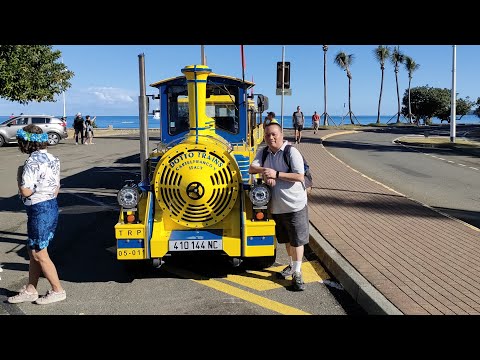 Passeio por Nouméa no trem Tchou Tchou