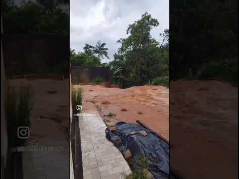 Chuva e inundação atingem Guaçuí; Defesa Civil do ES permanece em alerta 24h.