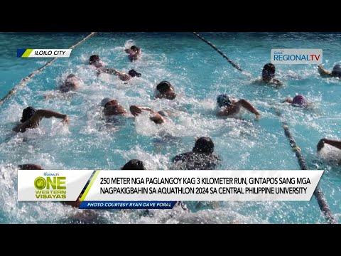 One Western Visayas: 250 meter nga langoy kag 3 kilometer run, gintapos sang sa Aquathlon 2024