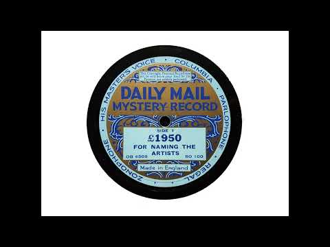 Various Artists - Daily Mail Mystery Record (1932)
