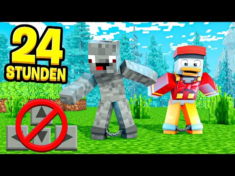 24 STUNDEN LANG LAUFEN VERBOTEN in Minecraft !