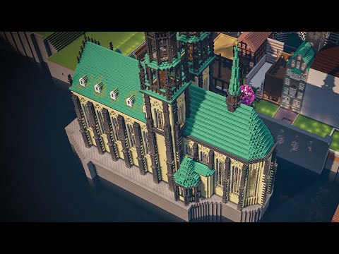 Minecraft Mittelalter Tutorial "Kathedrale von Brünn" [Deutsch]