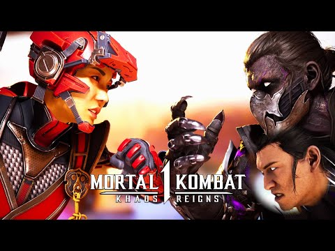 Diffrence Between Noob Saibot & Sub-Zero Intro With Sektor - Mortal Kombat 1 Khaos Reigns