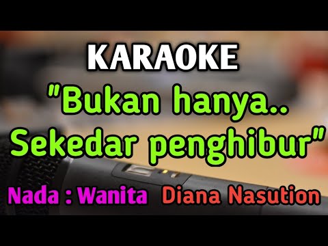 BENCI TAPI RINDU - KARAOKE || NADA WANITA CEWEK || Pop Nostalgia || Diana Nasution || Live Keyboard