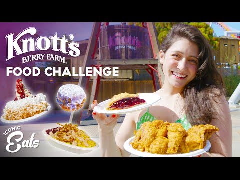 Ultimate Knott's Berry Farm Challenge: Trying All Of The Boysenberry Treats