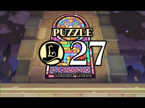 Puzzle Solution: Puzzle 27 - Stained Glass (Professor Layton vs Phoenix Wright: Ace Attorney)