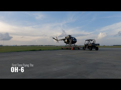 Flying the OH-6 From the Right Seat For the First Time  | FULL Start-up Procedure