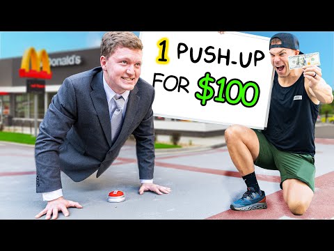 Do ONE Push-Up WIN $100