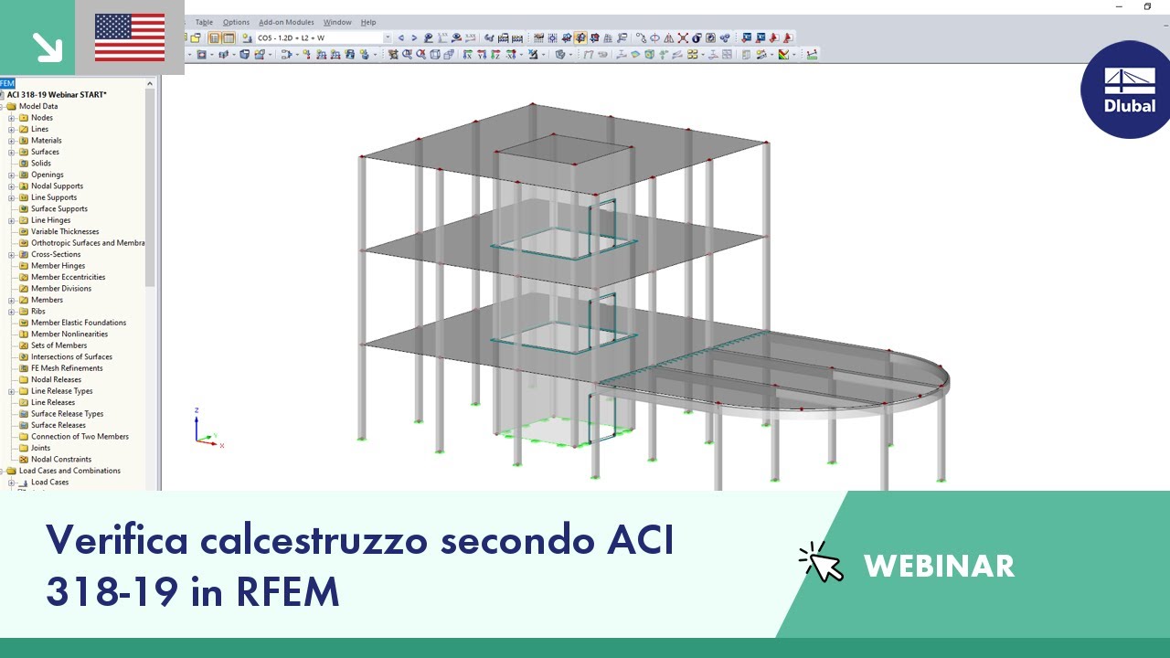 Webinar | Verifica calcestruzzo secondo ACI 318-19 in RFEM