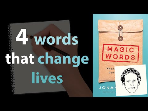 MAGIC WORDS by Jonah Berger | Core Message