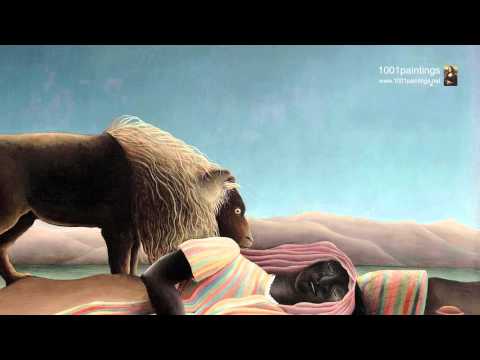 The Sleeping Gypsy by the french painter Henri Rousseau