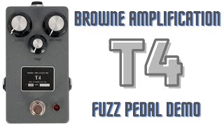 Video thumbnail for Browne Amplification T4 fuzz pedal demo. by Austin Guitar House
