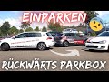 Richtig EINPARKEN - Teil 2: Rückwärts in die Parkbox [Grundfahraufgabe] PKW 🚗