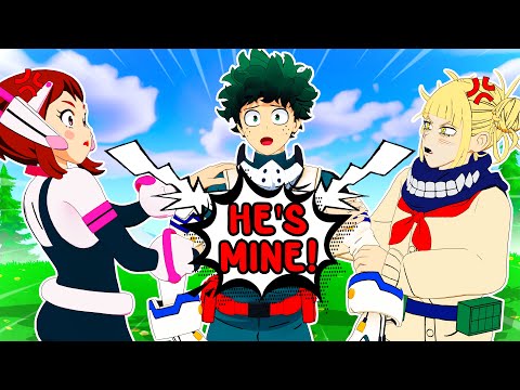 Toga & Uraraka FIGHT For Deku's LOVE In Fortnite!